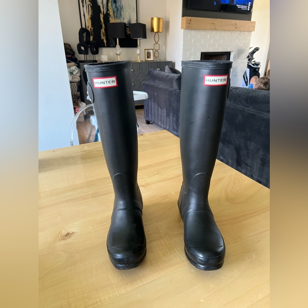 Hunter Wellington wellies boots. Original. Black size 36